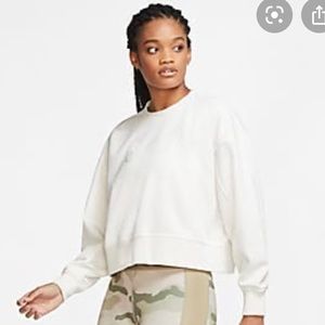 Nike sweatshirt size xs beige get fit swoosh